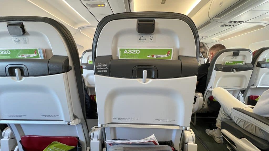 TAP Portugal Business Class Airbus A321 Sitz