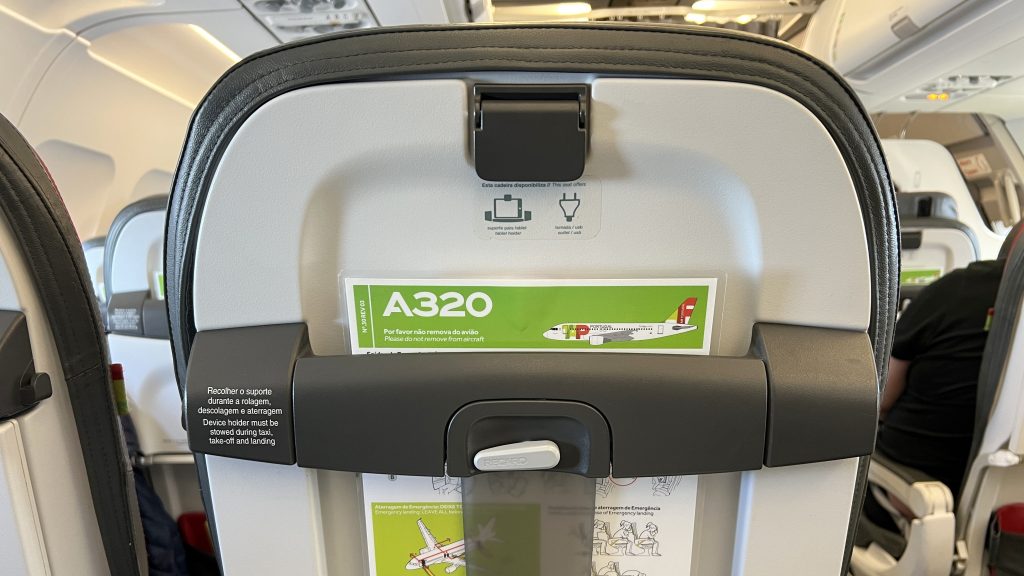 TAP Portugal Business Class Airbus A321 Sitz 2
