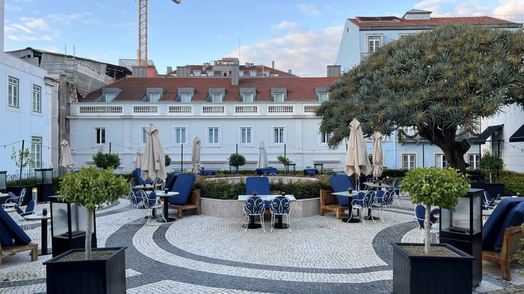 The One Palacio Da Anunciada Lissabon Dachgarten 