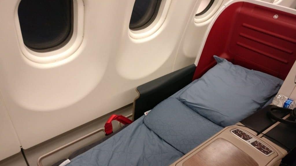 Turkish Airlines Business Class Airbus A330 Bed 2 