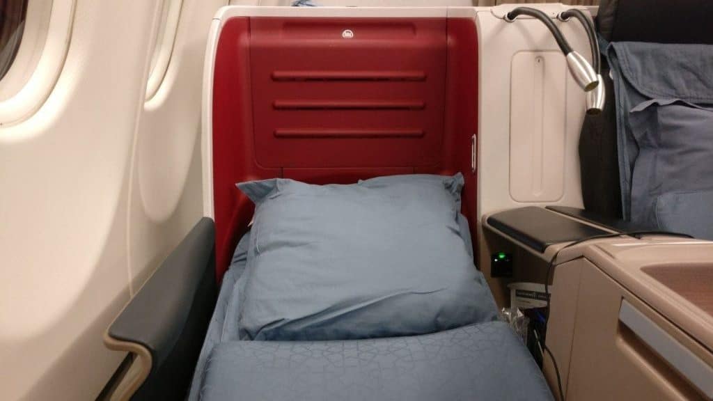 Turkish Airlines Business Class Airbus A330 Bed 3 