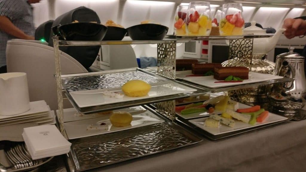 Turkish Airlines Business Class Airbus A330 Dinner 7 