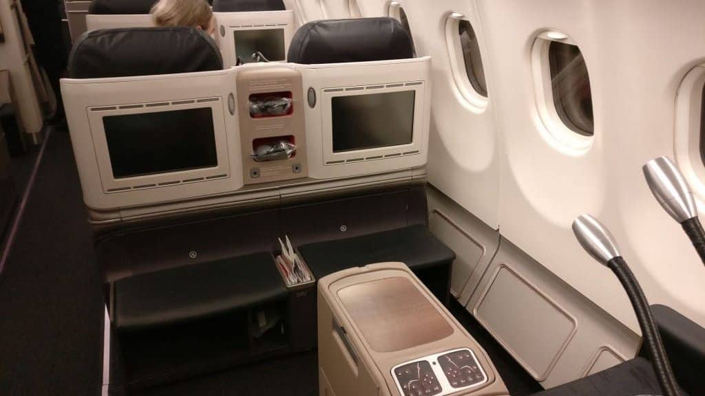 Turkish Airlines Business Class Airbus A330 Seat 