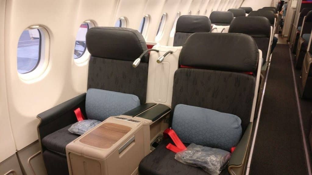Turkish Airlines Business Class Airbus A330 Seat 2 