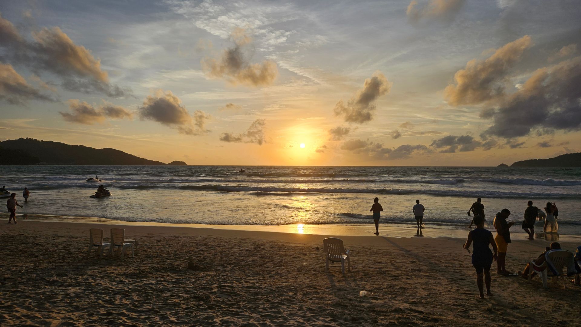 Sonnenuntergang Paton Beach