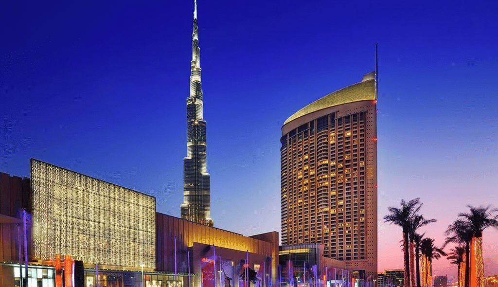 Address Dubai Mall Hotel Von Außen