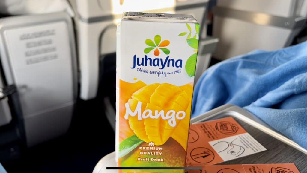 Egypt Air Business Class Mango