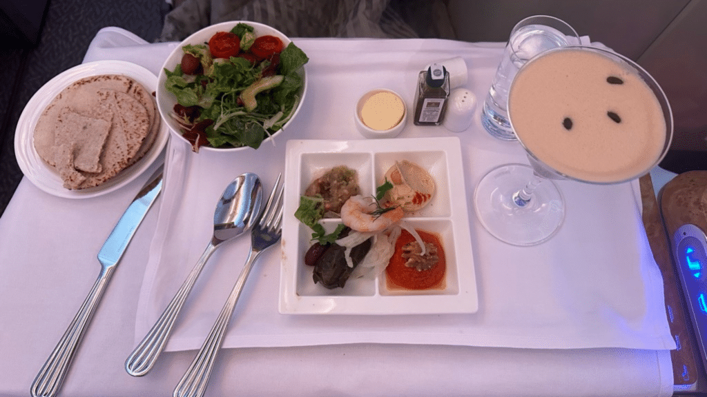 Emirates Business Class Arabic Meeze Cocktail