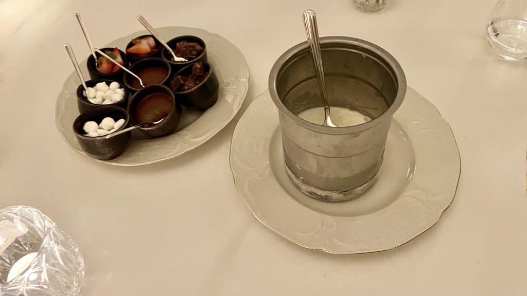 Hotel De L’Europe Amsterdam Privat Dinner Dessert