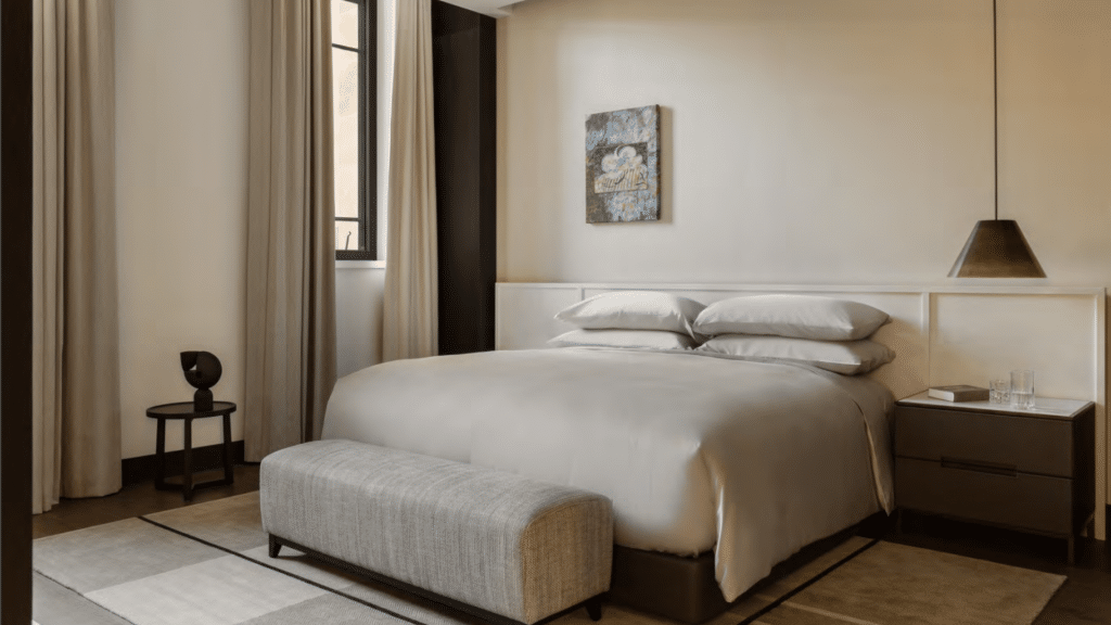 Capella Sydney Prestige Suite Schlafzimmer