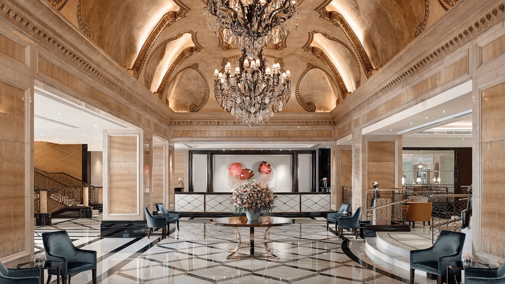 Langham Hongkong Hotel Lobby