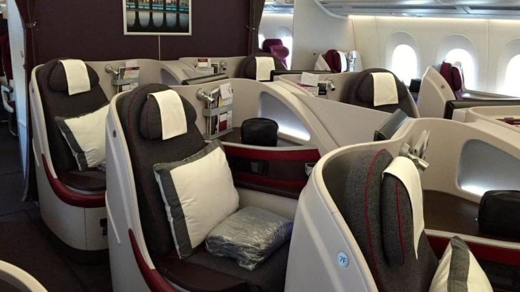 Qatar A350 Business Class 1