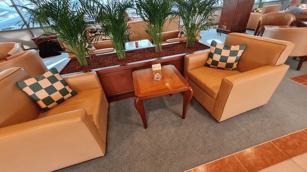The Emirates Lounge Hamburg Sessel