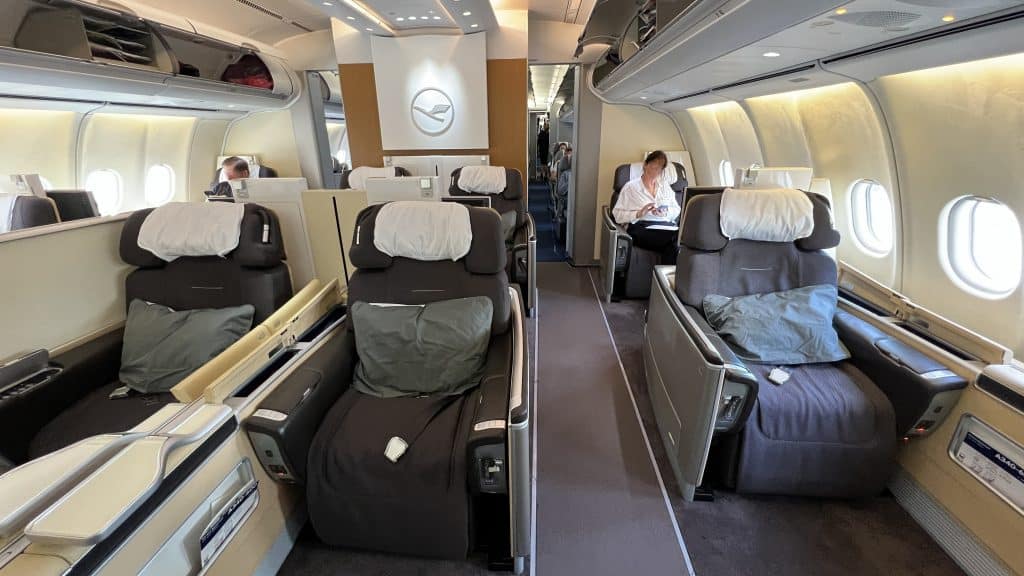 Lufthansa First Class A340 Sitze 