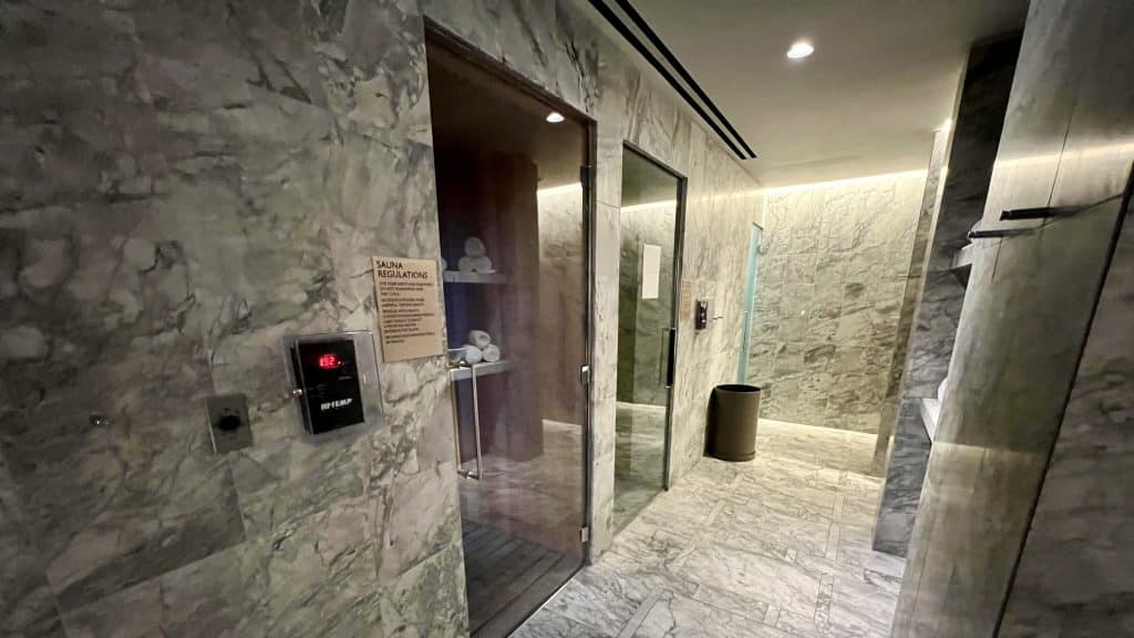The Ritz Carlton New York NoMad Sauna