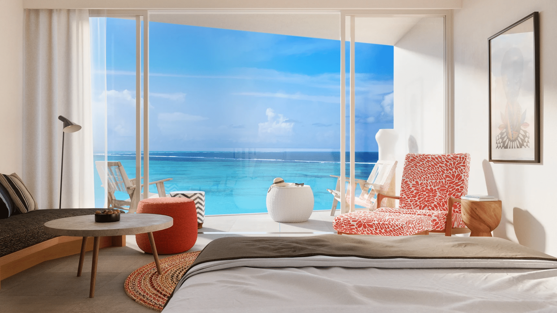 Anda Turks Caicos Karibik Hotel Zimmer Meerblick