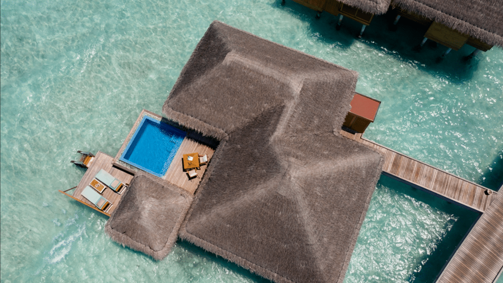 Huvafenfushi Malediven Lagoon Villa Pool