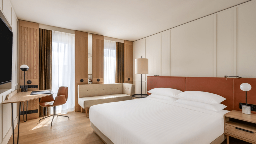 Marriott Muenchen City West Hotel Deluxe Zimmer