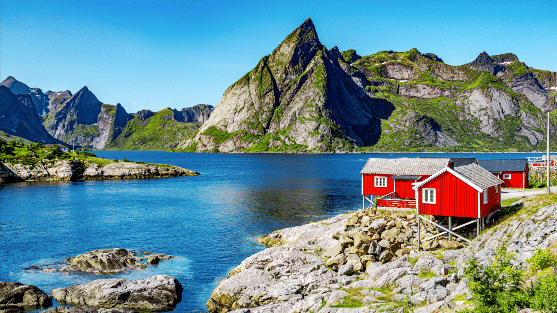 Nordland Norwegen Landschaft Haus