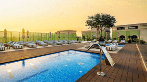 Plaza Doha Lxr Hotel Pool Deck