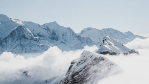 Winter Franzoesische Alpen Berge