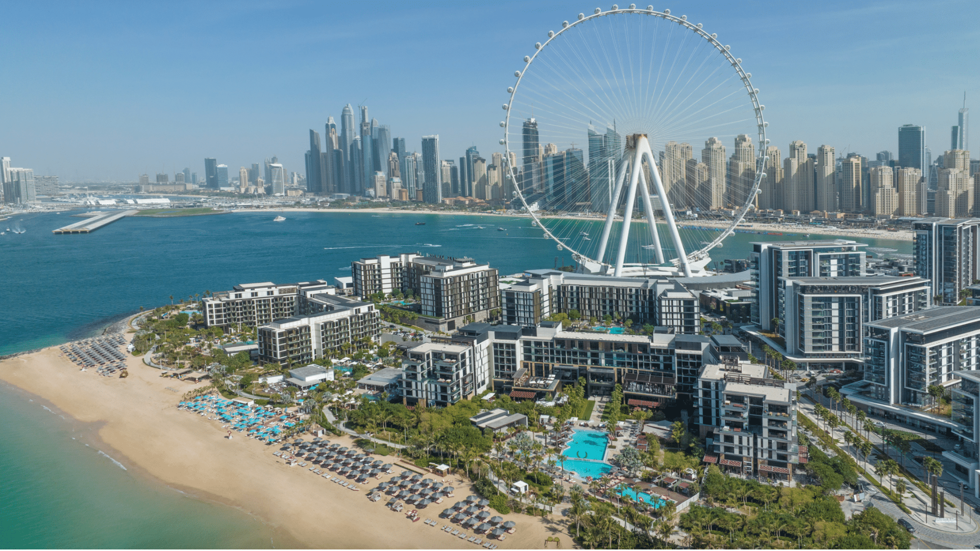Caesars Palace Dubai Hotel Ansicht Insel Accor