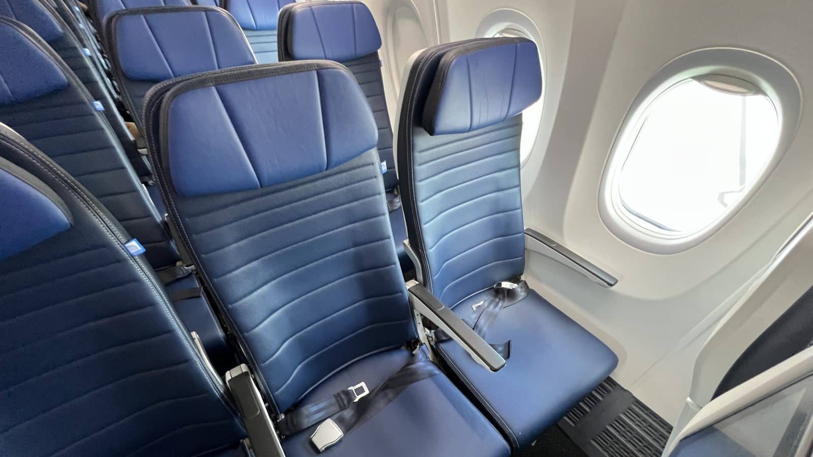 Review United Economy Class Boeing 737 MAX