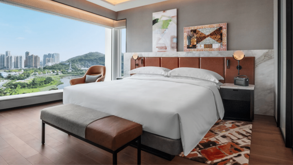 Andaz Macau Hyatt Suite Schlafzimmer