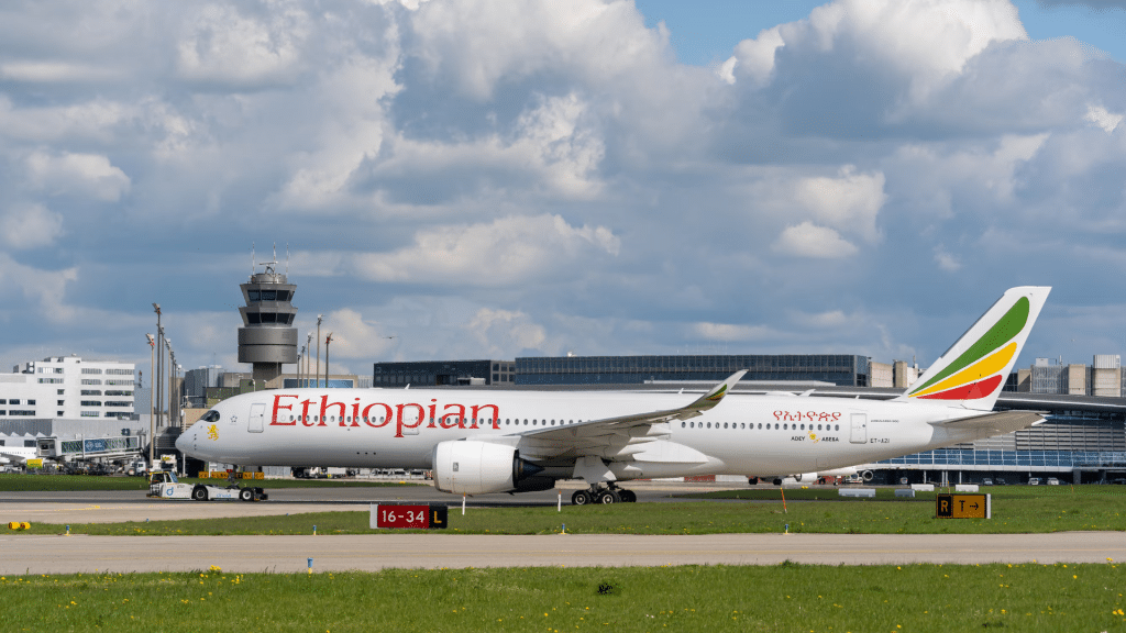 Ethiopian Airlines A350 900 Flughafen Zuerich