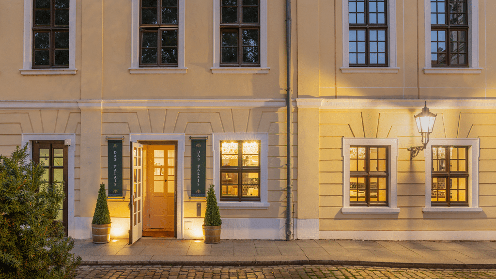 Hotel Taschenbergpalais Kempinski Dresden, Restaurant Palais, Aussenansicht