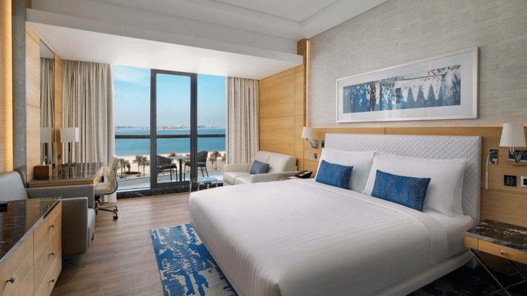 Marriott Resort Palm Jumeirah Dubai Palm View Zimmer