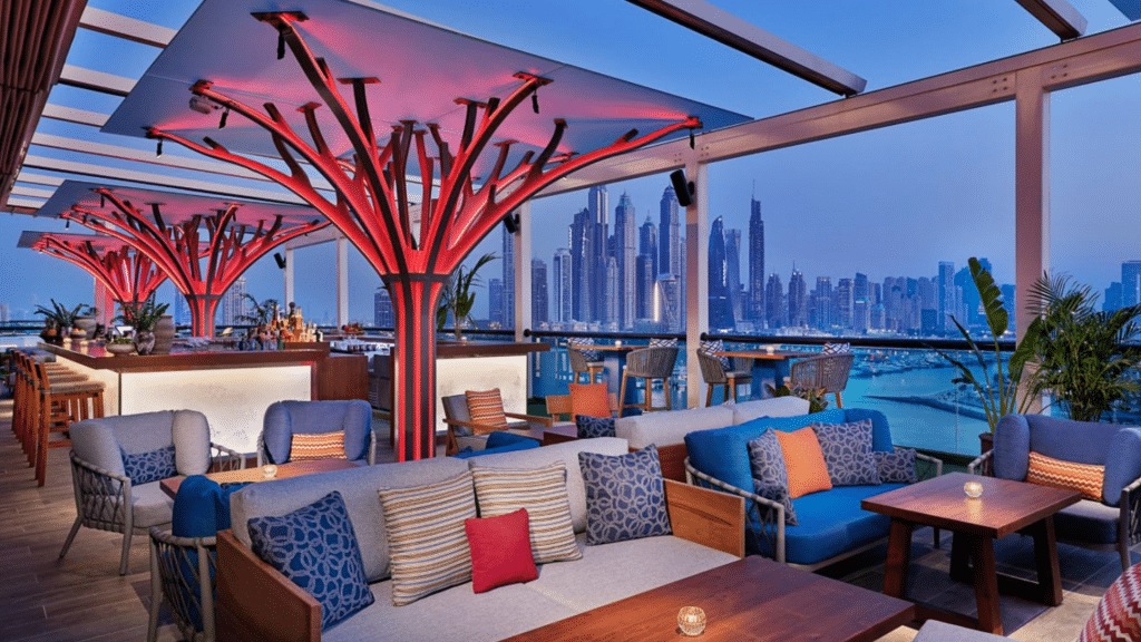 Marriott Resort Palm Jumeirah Dubai Restaurant Above Eleven Terrasse