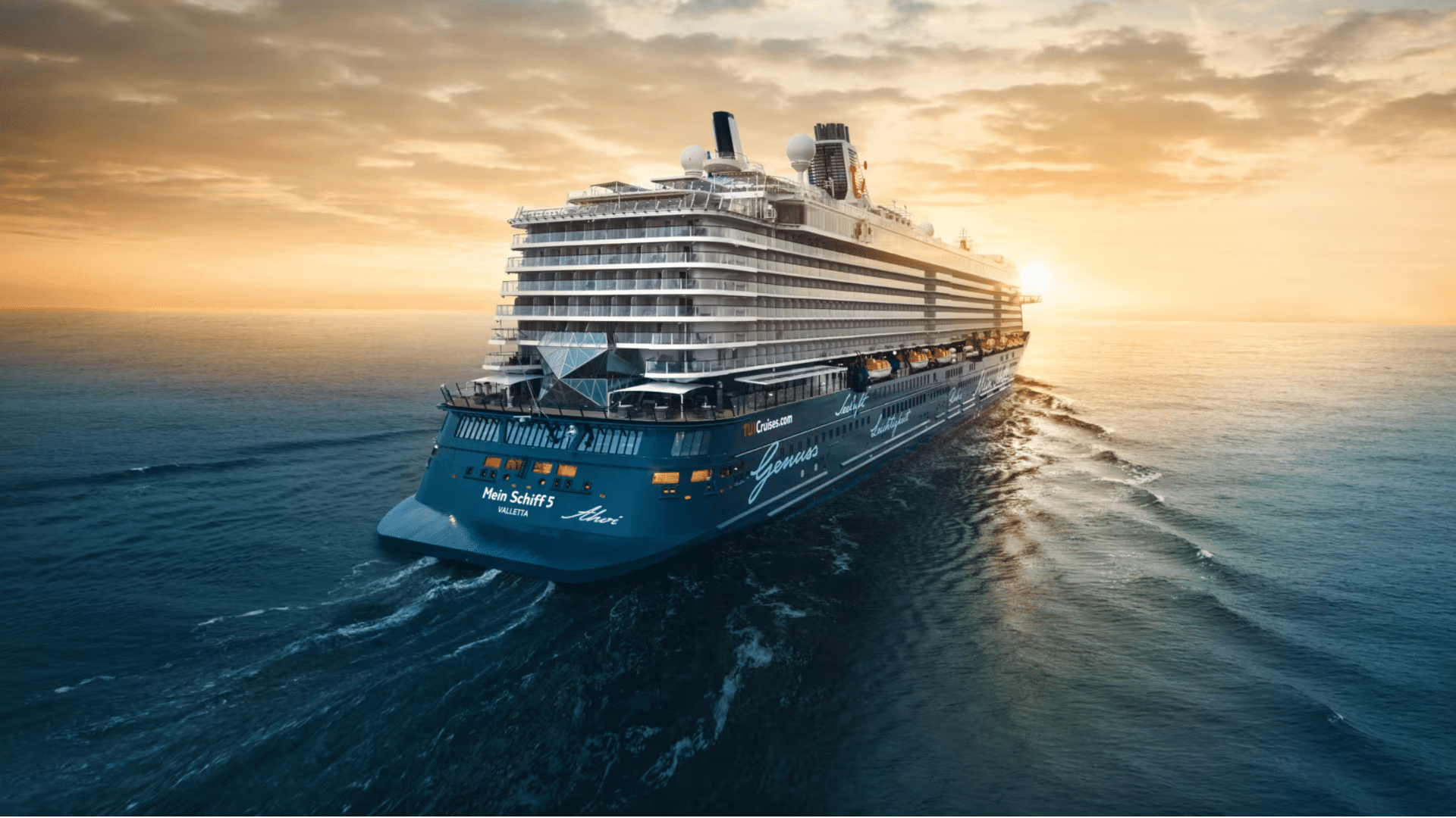 TUI Mein Schiff 5 Ansicht Abend