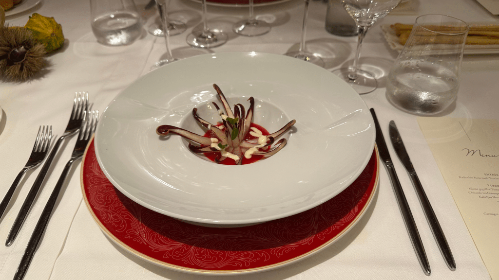 Savoy Beach Hotel Spa Bibione Duca D’Aosta Menue Vorspeise Salat