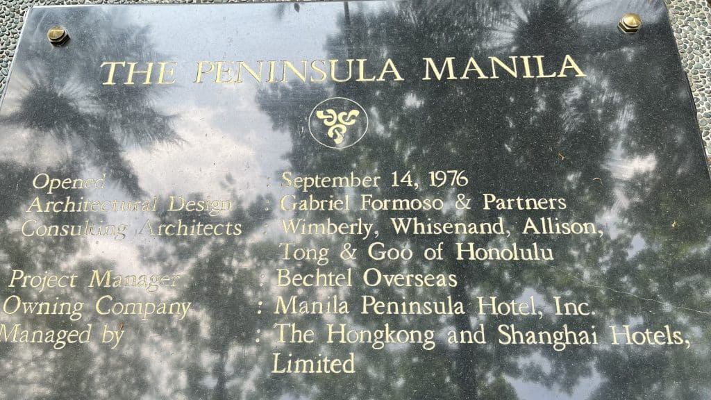 The Peninsula Manila Hotelbeschreibung