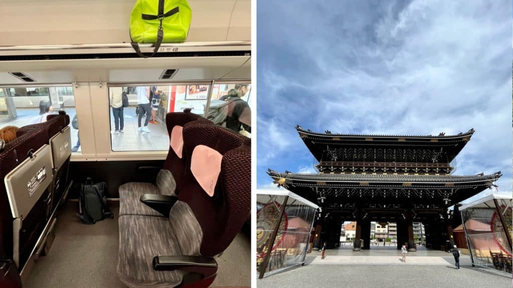 Shinkansen Und Tempel Tokio
