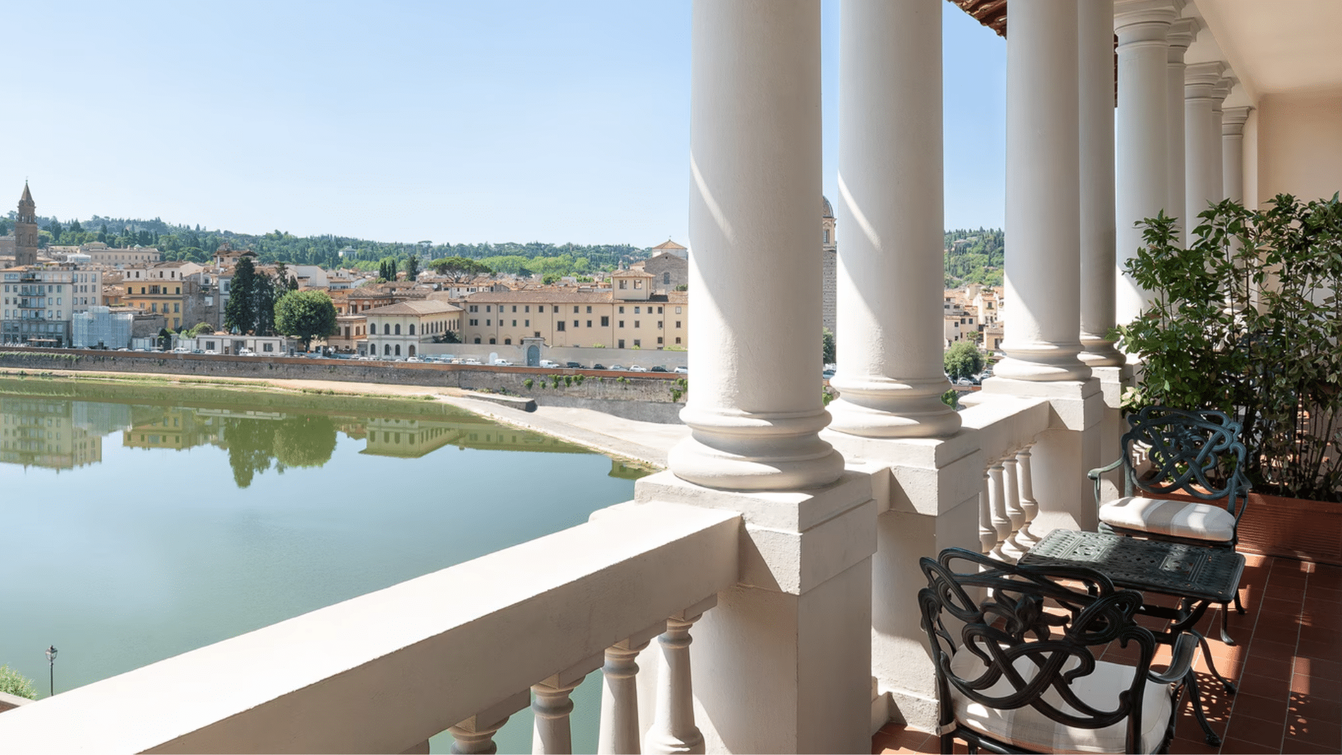 St Regis Florenz Presidential Suite Balcony