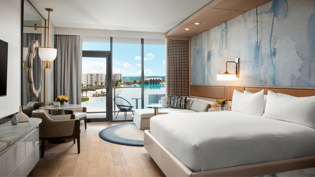 Conrad Orlando Hilton Hotel Zimmer Lagunen Blick