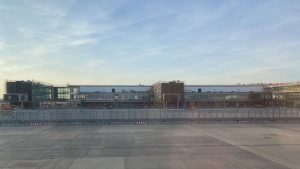 Flughafen Muenchen Anbau Terminal 1 Vorderansicht