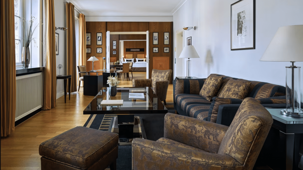 Hotel Elephant Weimar Marriott Hotel Thomas Mann Suite Wohnzimmer