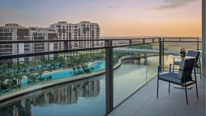 Palace Dubai Creek Harbour Hotel Executive Suite Balkon