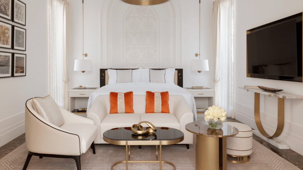Raffles Hotel Bahrain Villa Master Schlafzimmer