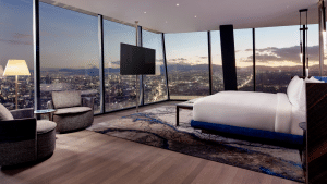 Ritz Carlton Mexiko Stadt Schlafzimmer Penthouse Nacht