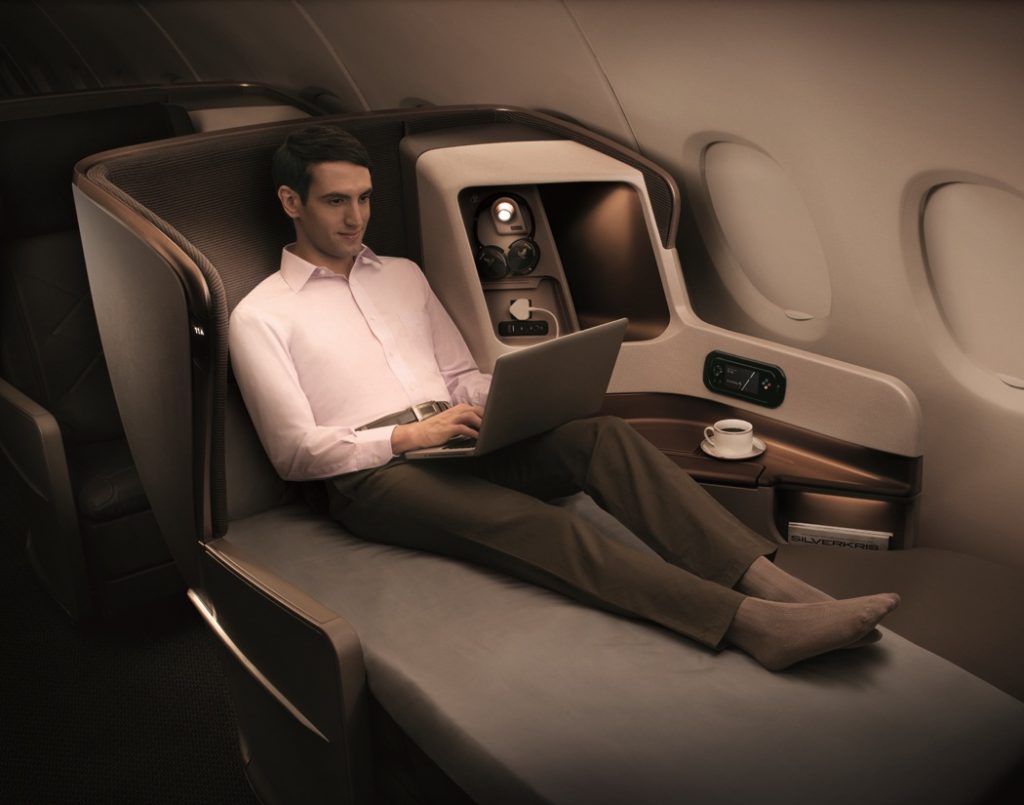 Singapore Airlines 777 Busines Class 