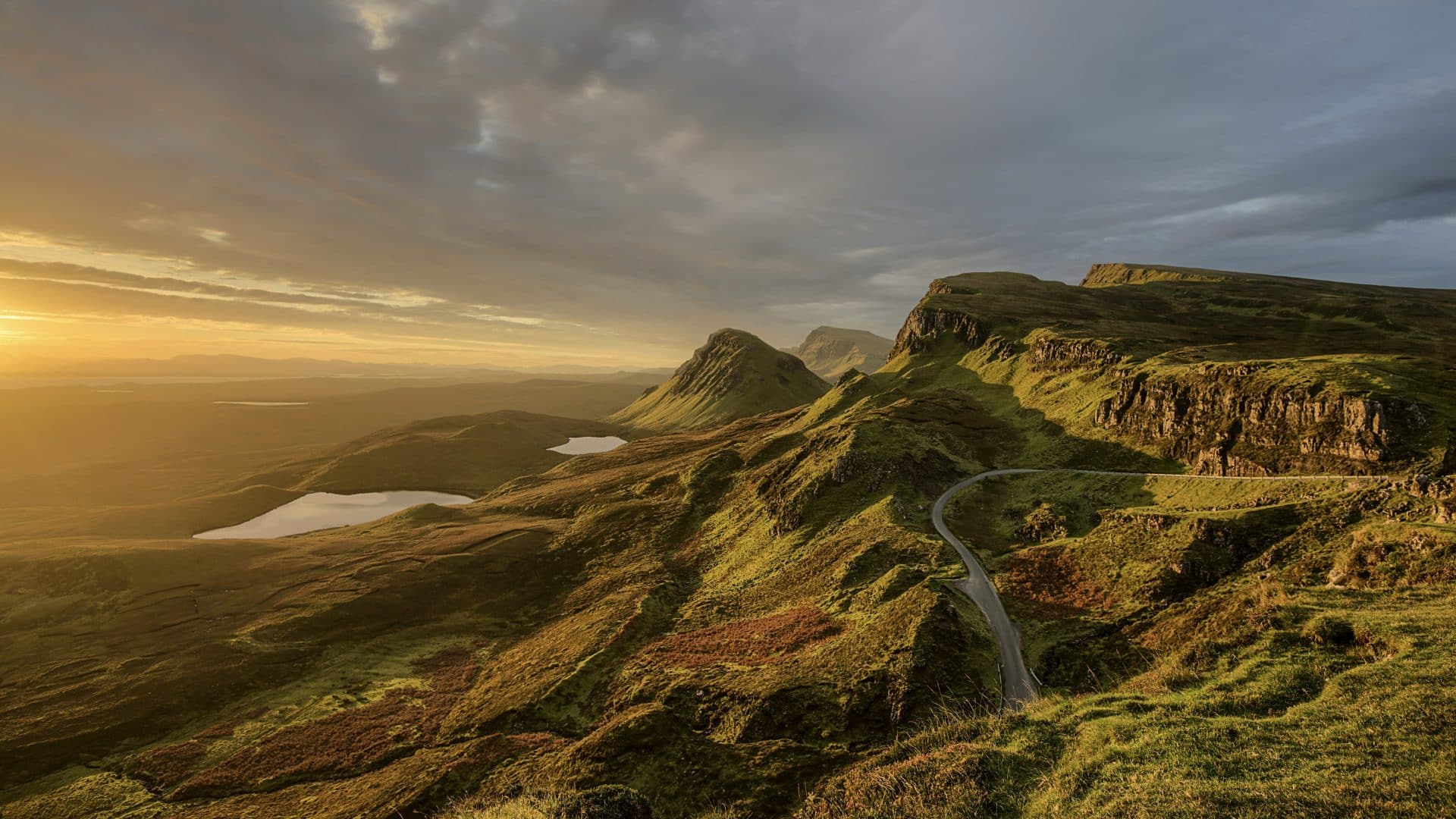 Küste der Isle of Skye in Schottland