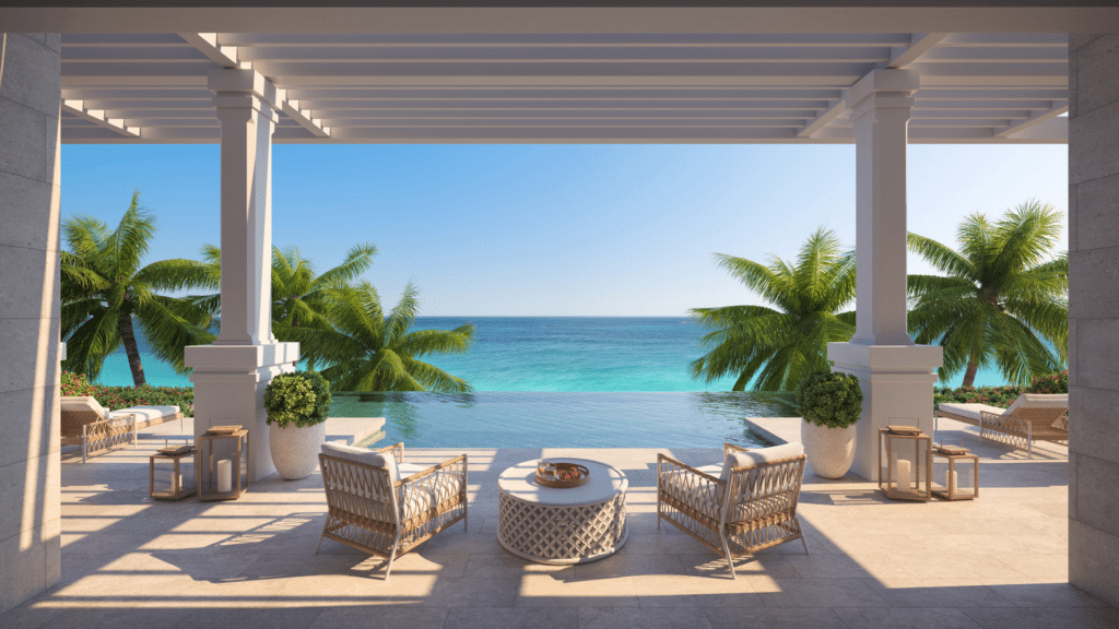 Four Seasons Ocean Club Bahamas Residenzen Villa Terrasse