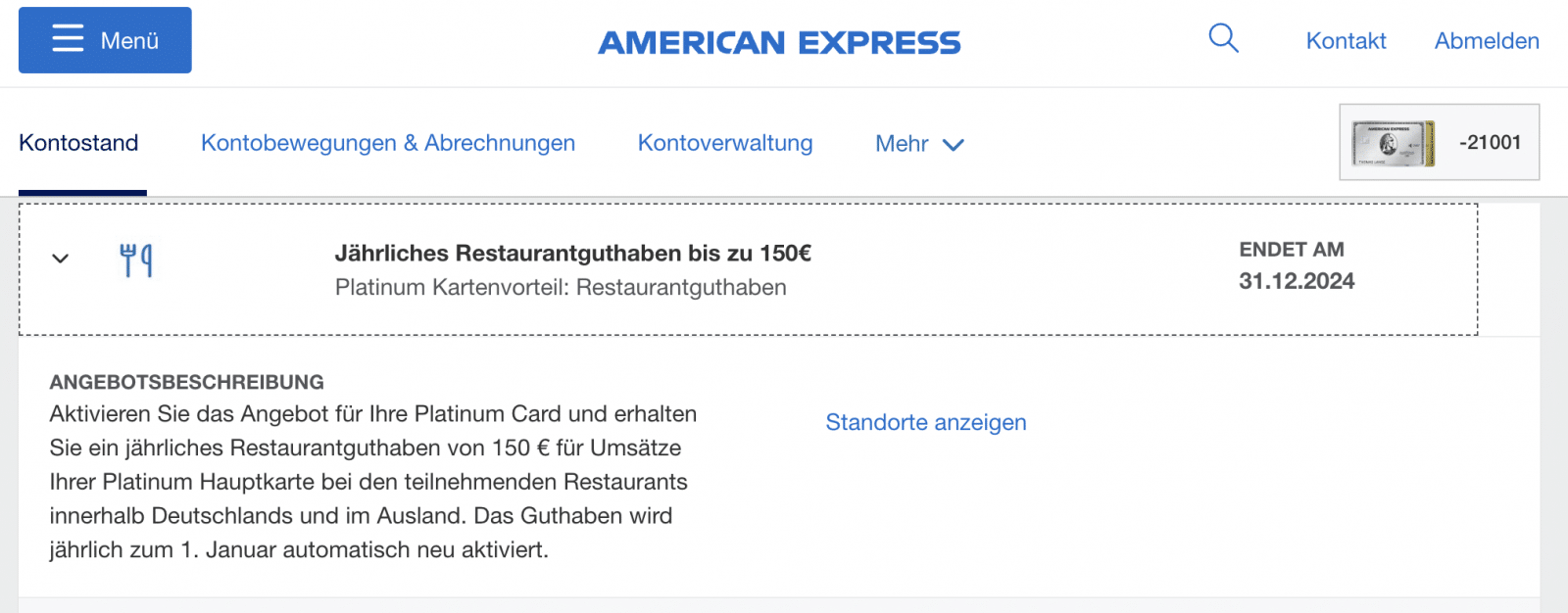 Alle Details Zum 150 Amex Platinum Restaurantguthaben Erfahrungen