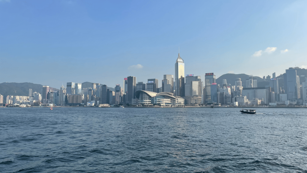 Ausblick Auf Hongkong Island