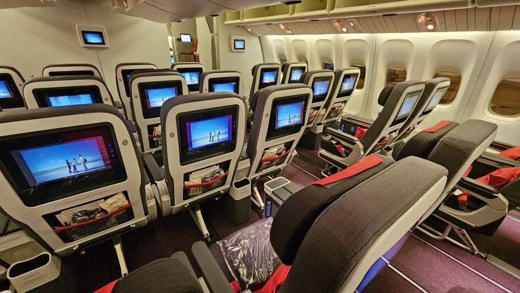 Austrian Airlines Premium Economy Sitze 3