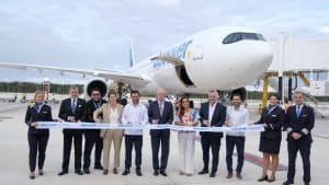 Discover Airlines Ribbon Cutting Tulum